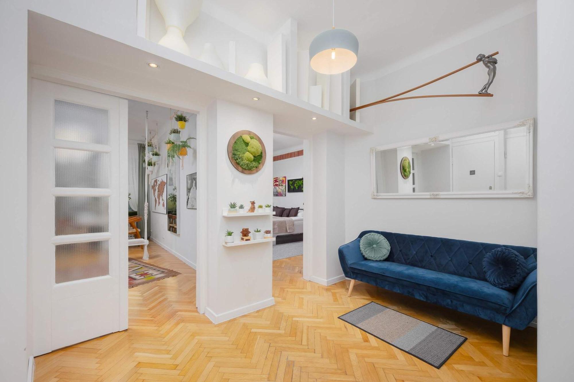 Apartament Piekny Jasny Z Sypialnia I Biurkiem By Renters Warszawa